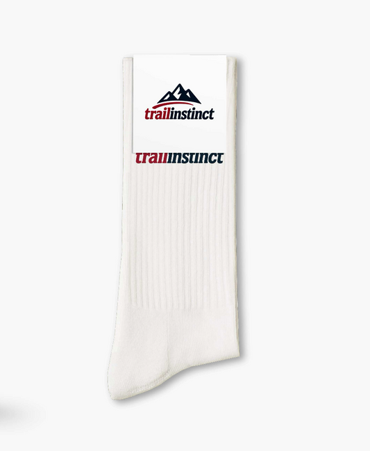 trailinstinct Sports Socks – White