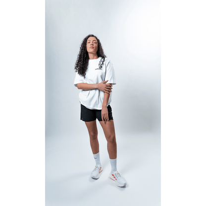 signature back tee white