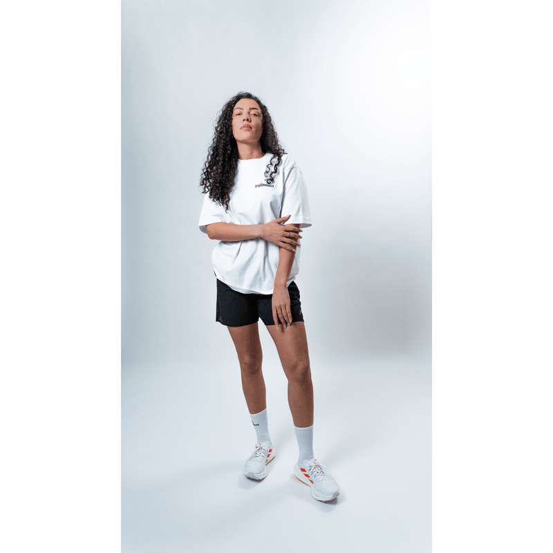 signature back tee white