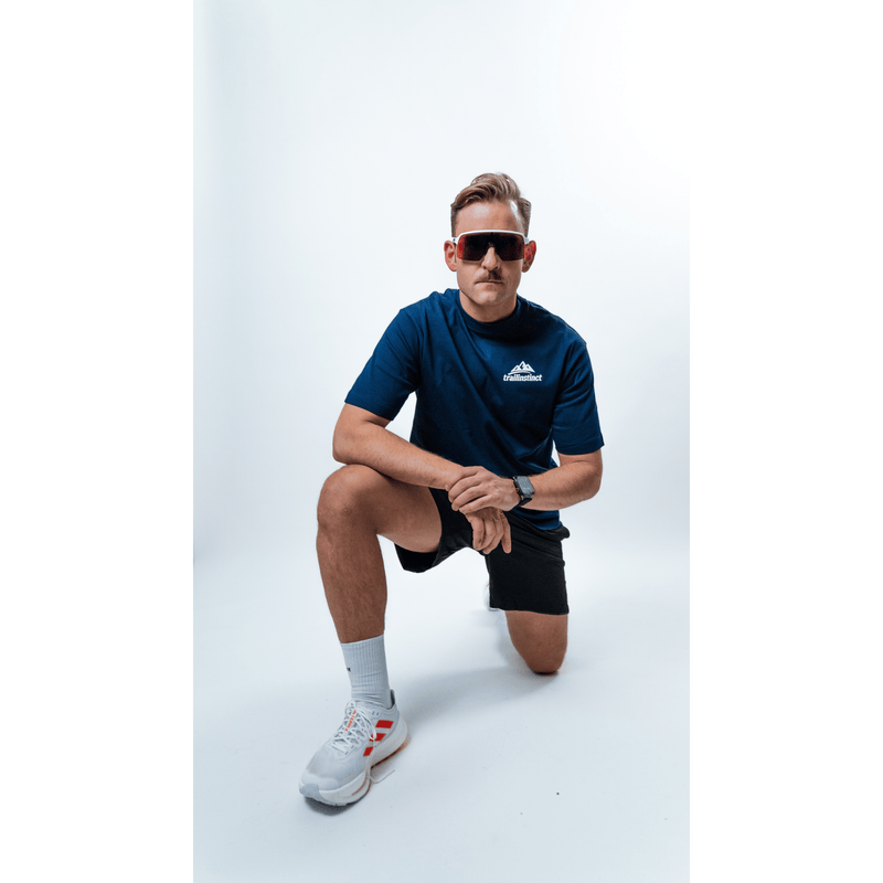 signature front tee JP blue