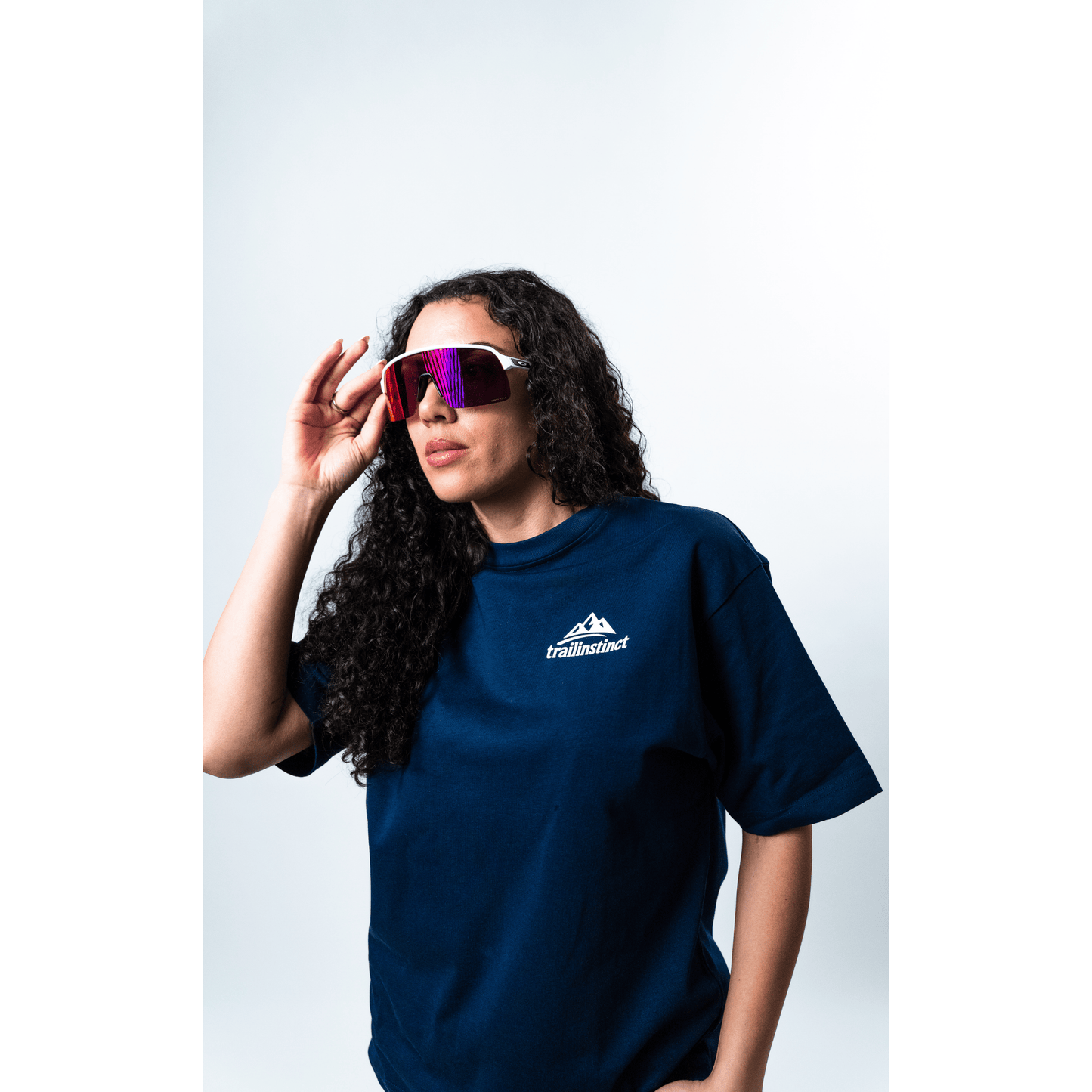 signature front tee JP blue