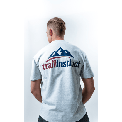 signature back tee grey