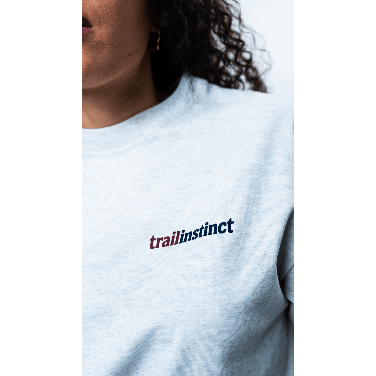 signature back tee grey